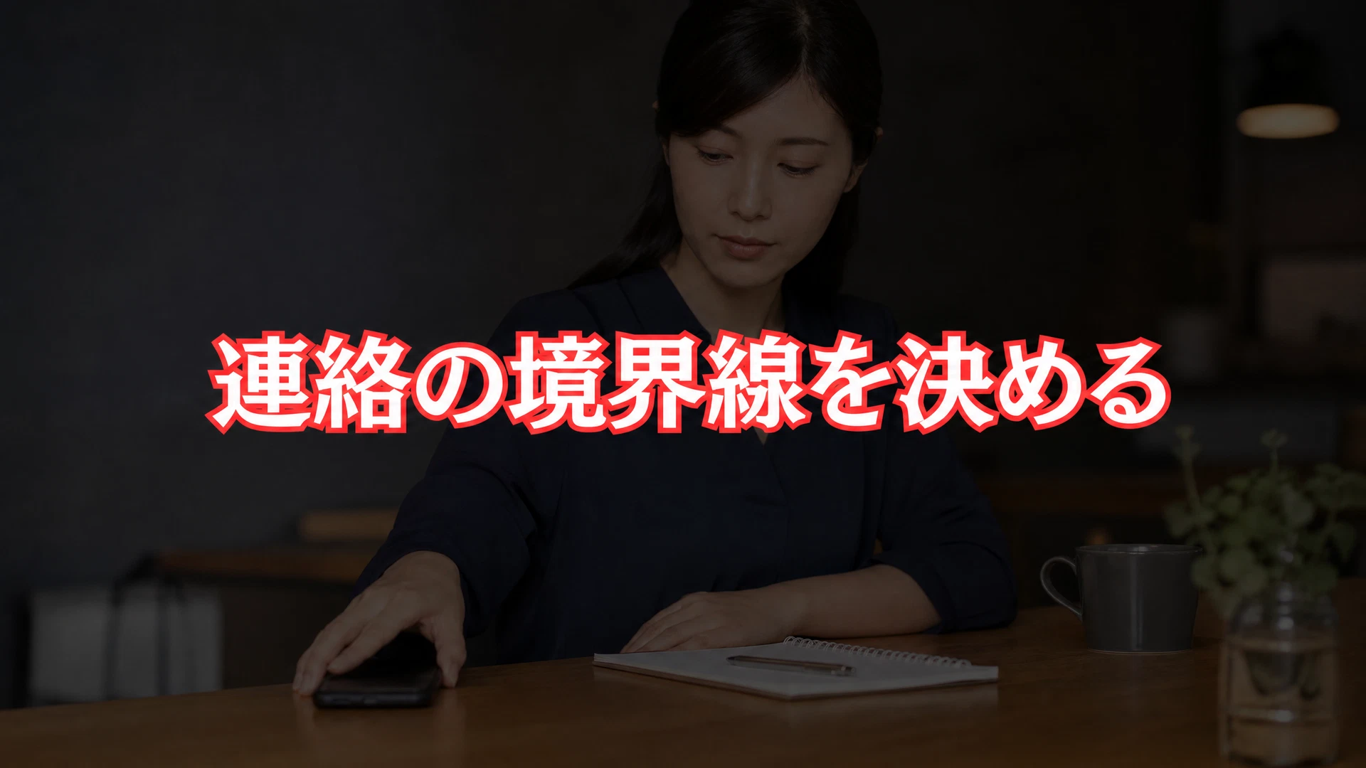連絡の境界線を決めるアイキャッチ画像
